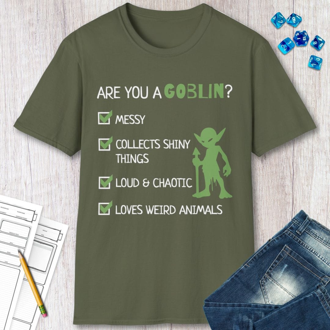 Goblin Quiz Shirt - Funny D&D Goblin Friend T-shirt