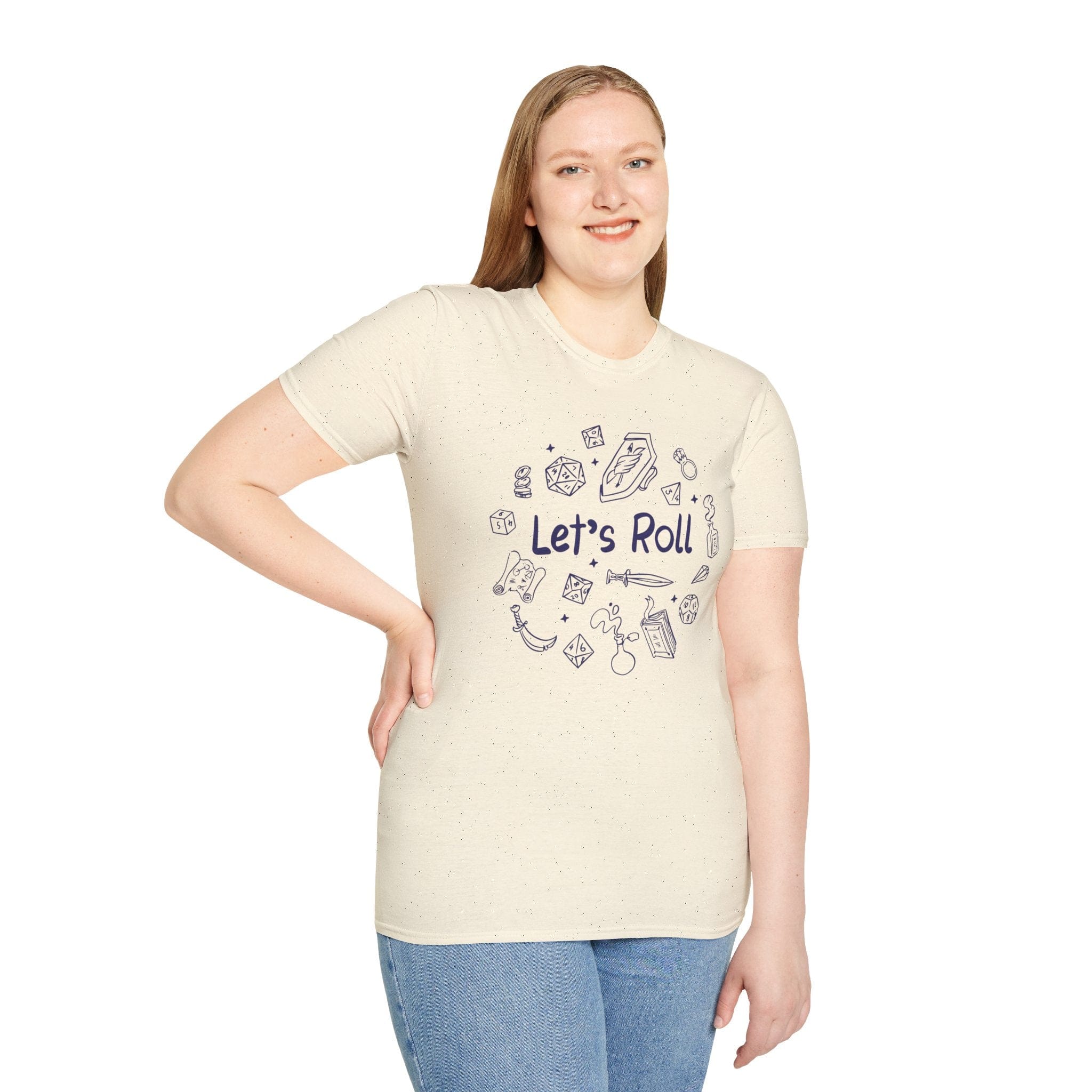 Let's Roll Doodle D&D Shirt