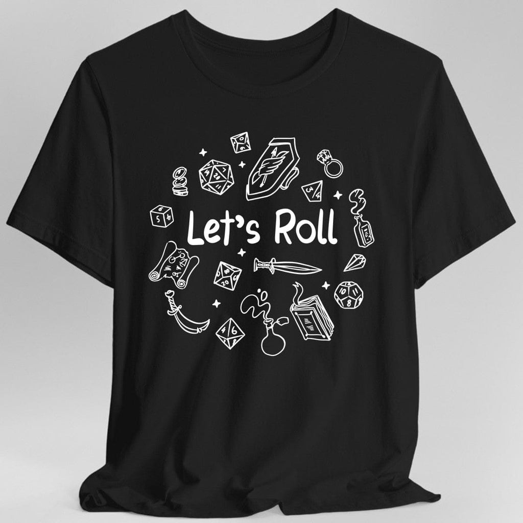 Let's Roll Doodle D&D Shirt