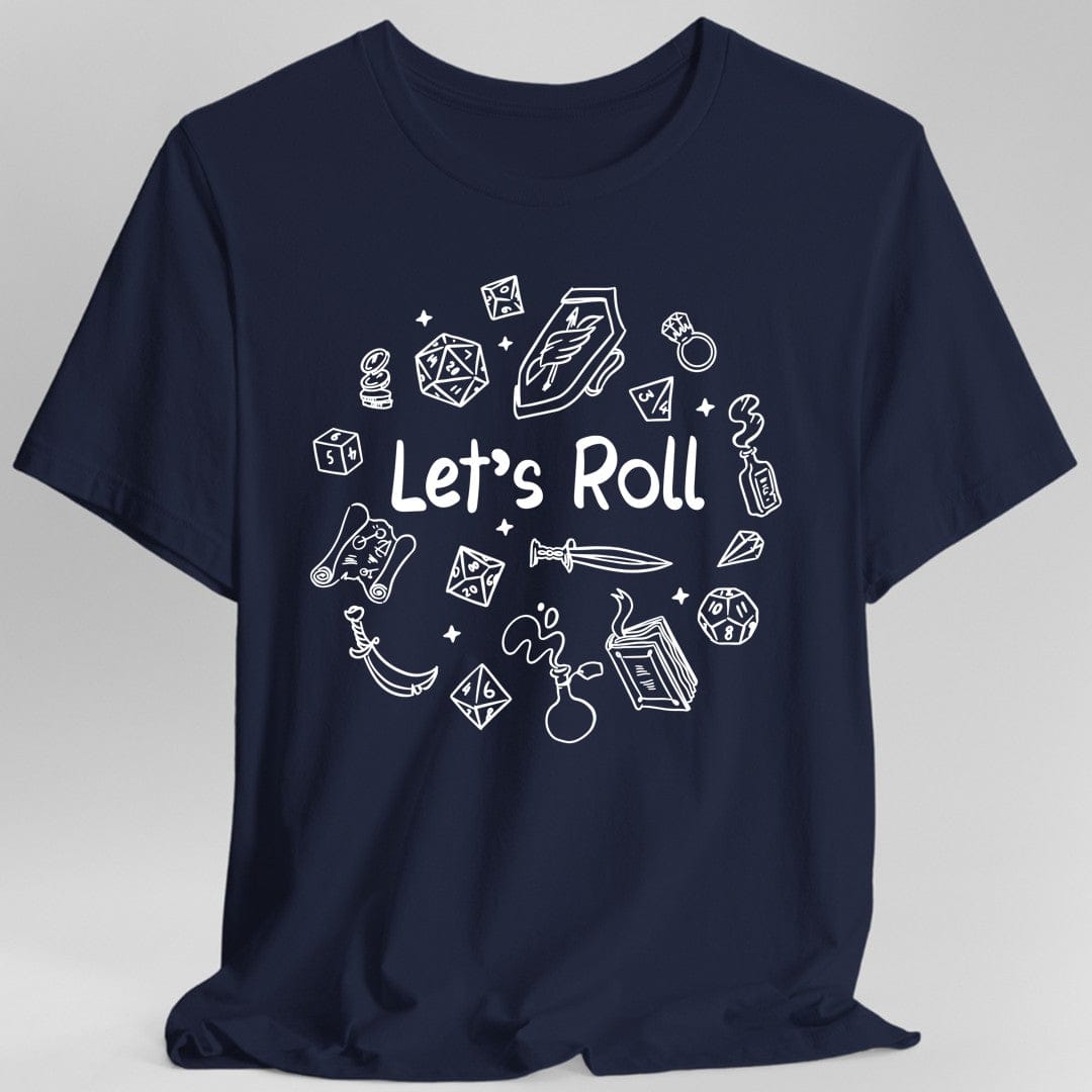 Let's Roll Doodle D&D Shirt