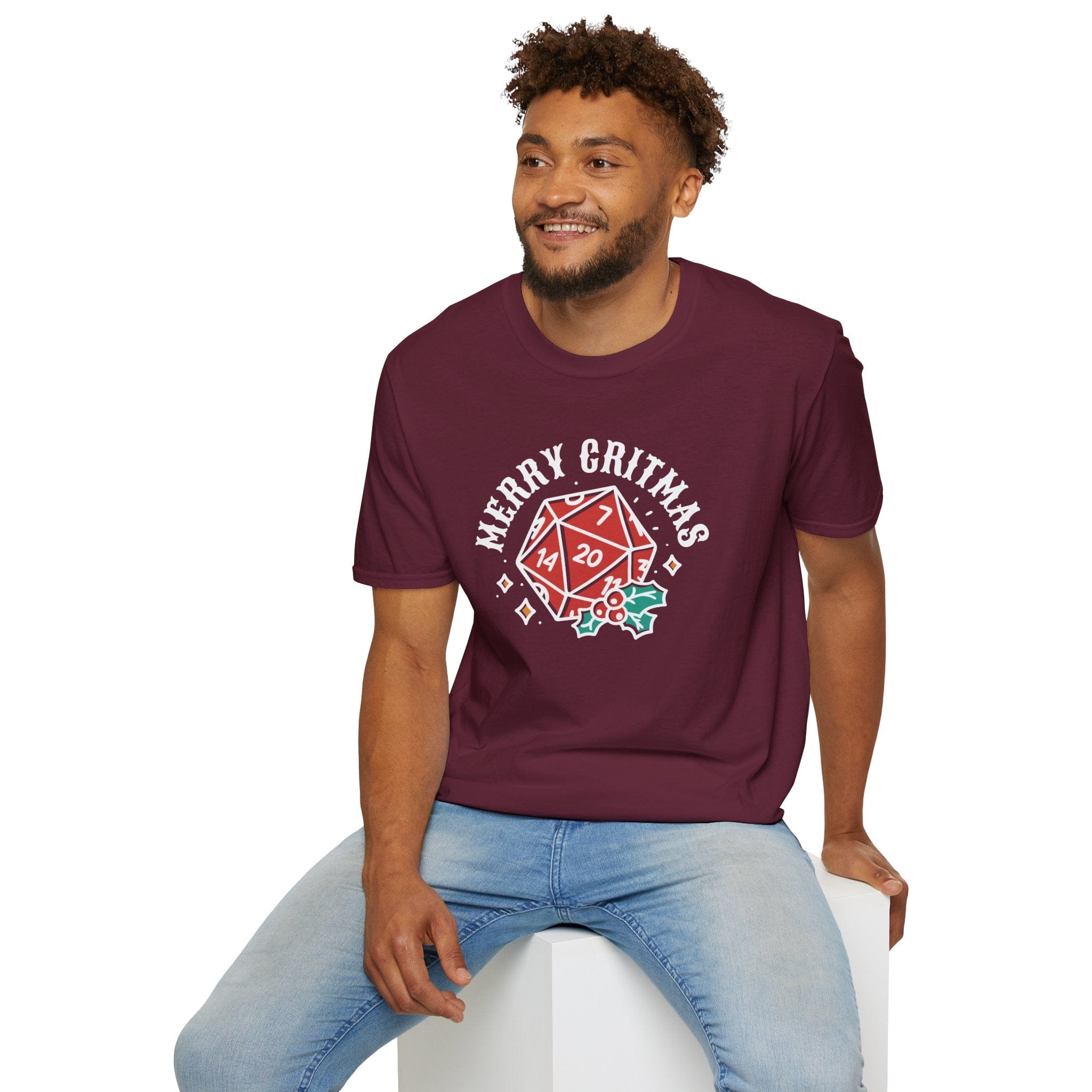 Merry Critmas D20 T-shirt
