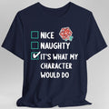 Naughty & Nice Christmas D&D T-Shirt