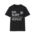 Rogue T-Shirt – 'Eat, Sleep, Sneak Attack, Repeat'