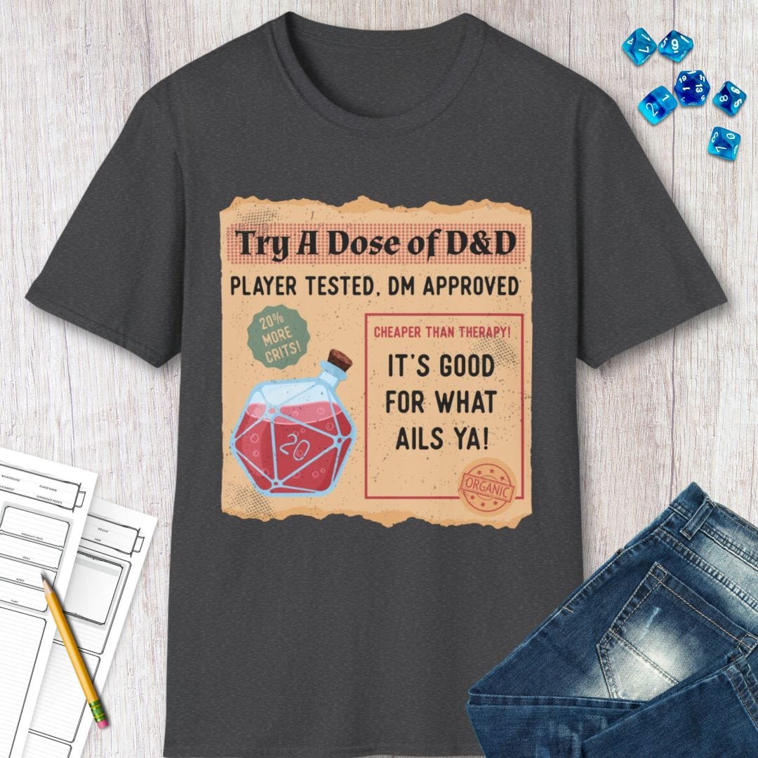 Vintage D&D Health Potion T-Shirt