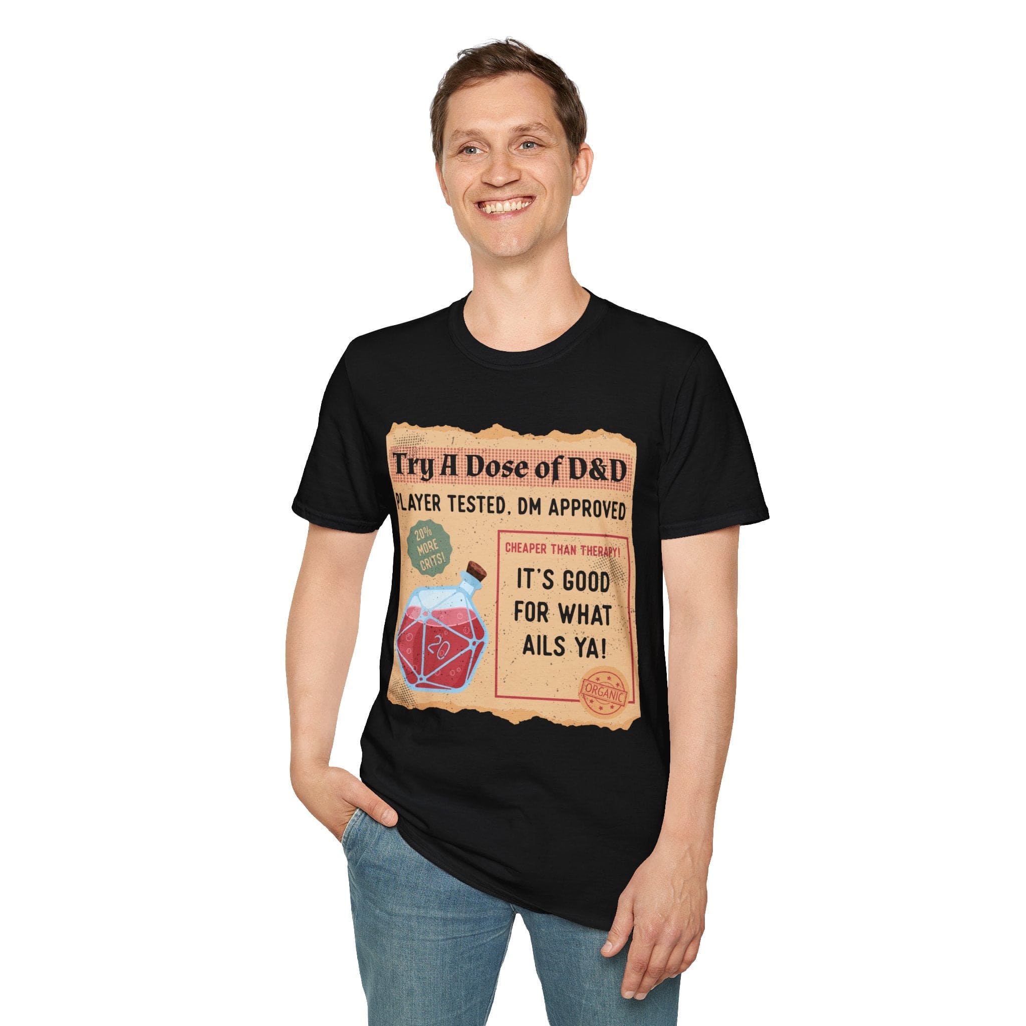 Vintage D&D Health Potion T-Shirt