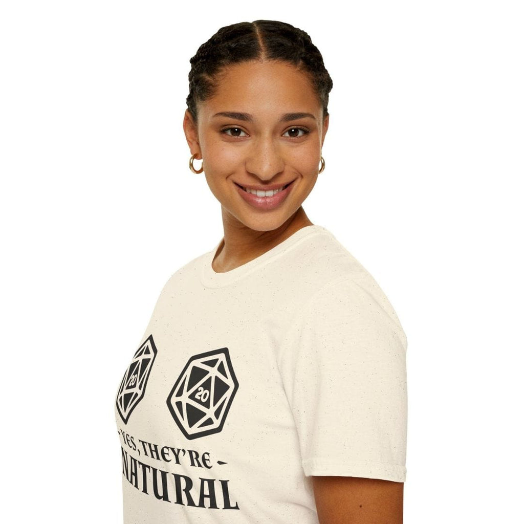 Yes They're Natural D&D Shirt