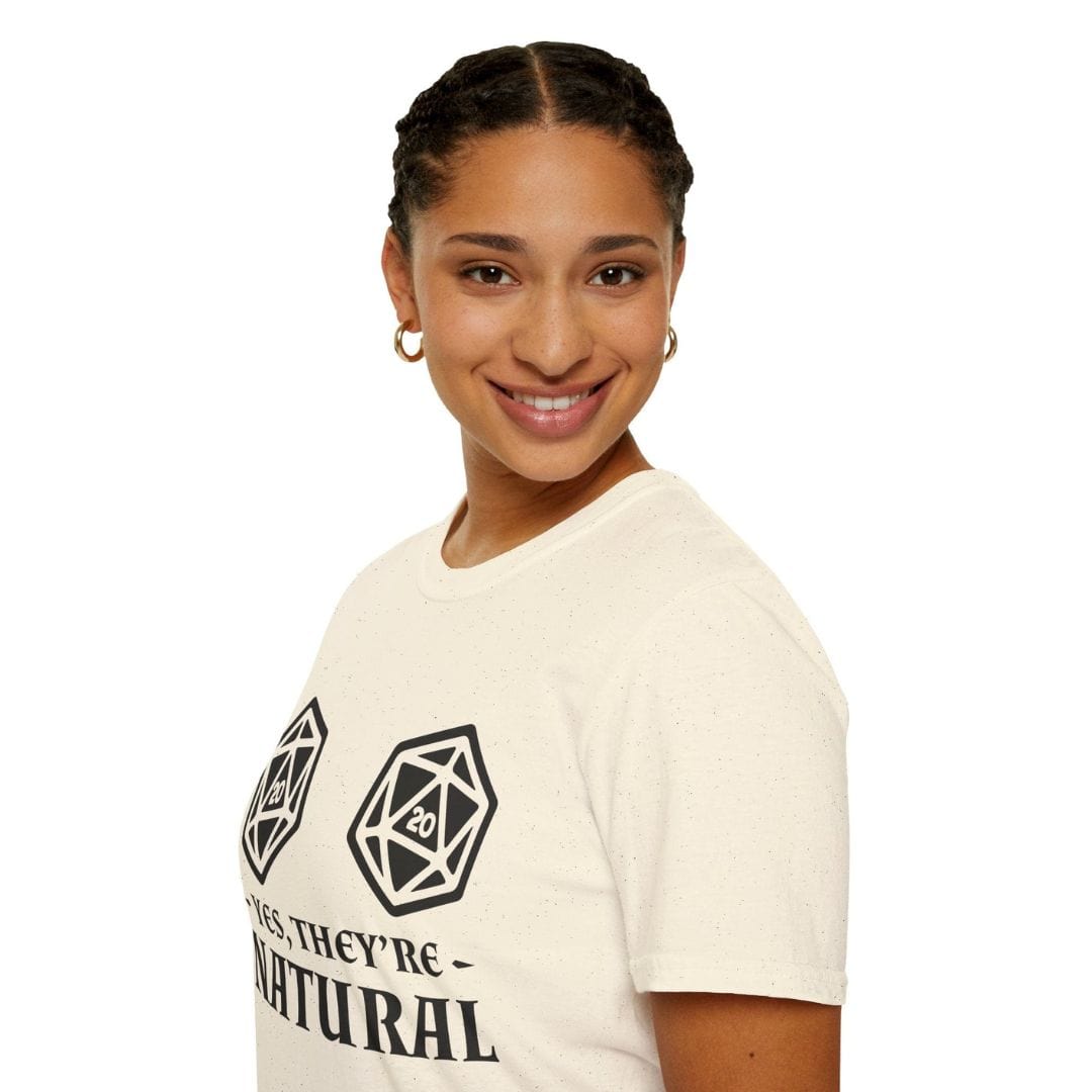 Yes They're Natural D&D Shirt